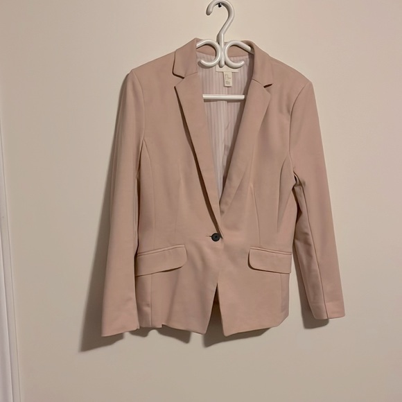 H&M blush pink blazer - Picture 1 of 3